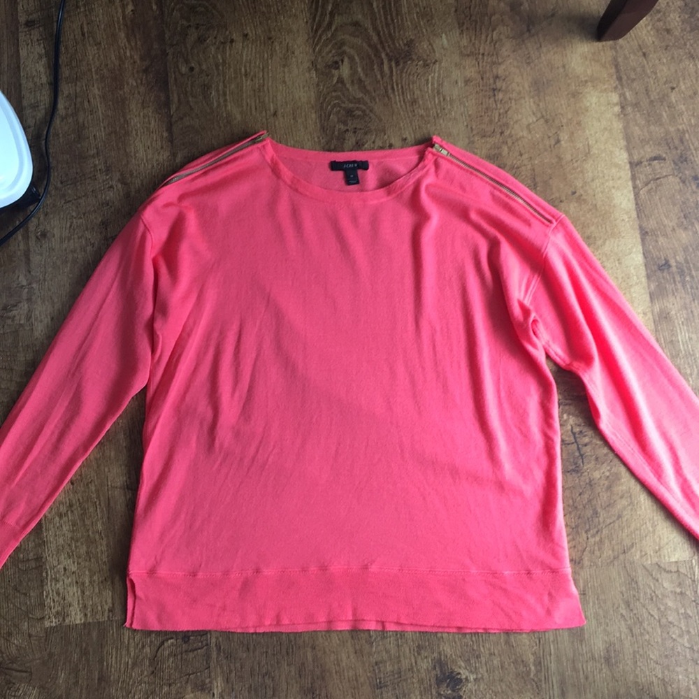 J Crew zippered sweater